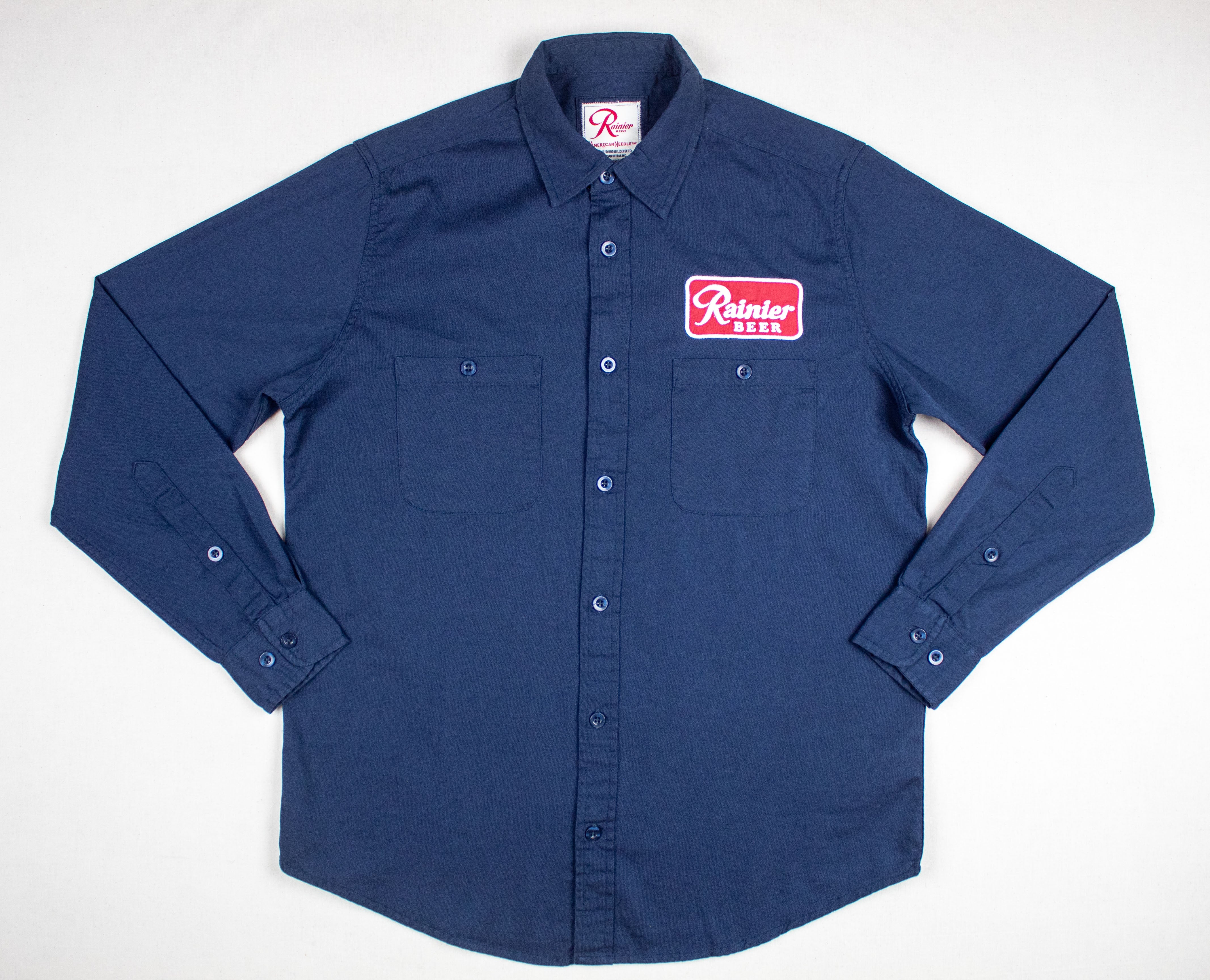 American Needle Rainier Daily Grind Shirt Navy – Standard Goods