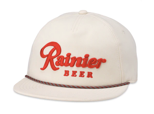 American Needle Rainier Coachella Hat - White / Red
