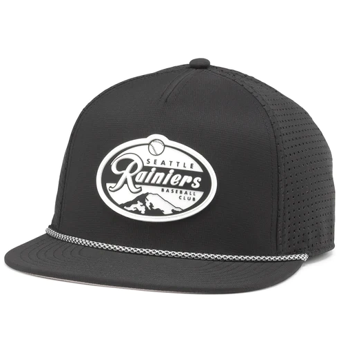 American Needle Seattle Rainier MILB Buxton Premium Hat - Black
