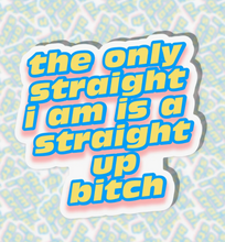 Load image into Gallery viewer, BOBBYK boutique Straight Up Bitch Sticker