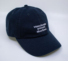 Load image into Gallery viewer, Standard Goods Vasectomies Hat - Navy/White
