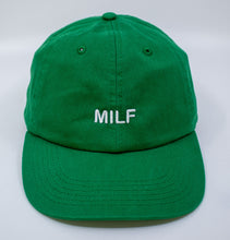 Load image into Gallery viewer, Standard Goods MILF Dad Hat - Green White