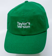Load image into Gallery viewer, Standard Goods Taylor&#39;s Version Dad Hat - Green White