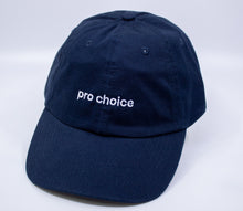 Load image into Gallery viewer, Standard Goods Pro-Choice Hat - Navy/White