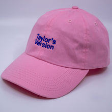 Load image into Gallery viewer, Standard Goods Taylor&#39;s Version Dad Hat - Pink Blue