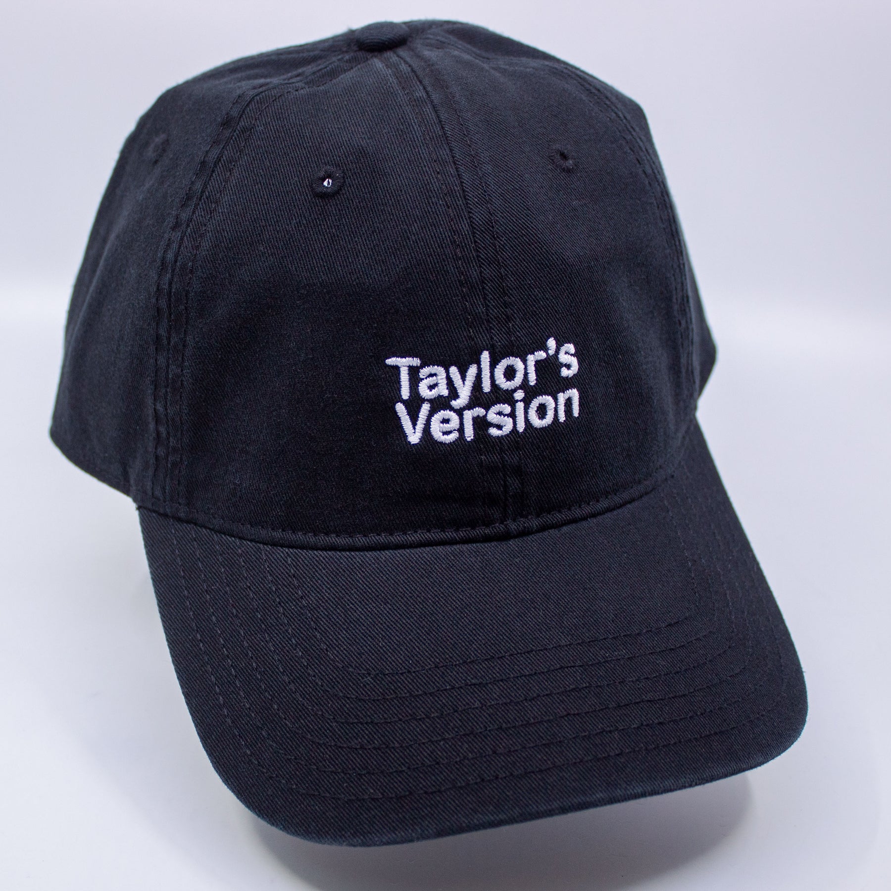 Standard Goods Taylor's Version Dad Hat - Black White