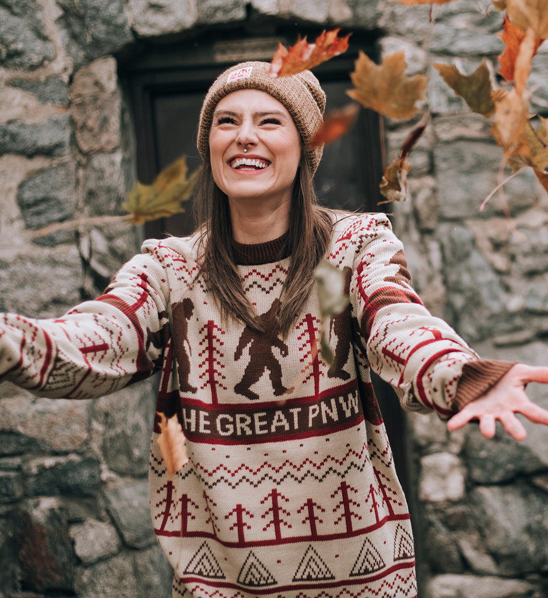 The Great PNW Festive Sweater