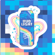 Load image into Gallery viewer, Ace the Pitmatian Co Beer Pride Sticker