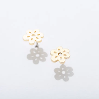 Larissa Loden Little Polkadot Flower Stud Earrings
