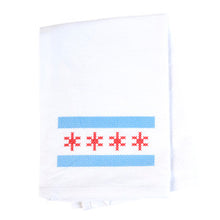 Load image into Gallery viewer, Transit Tees Chicago Flag Dish Towel