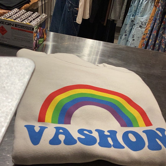 Standard Goods Vashon Rainbow Sweater Heather Dust