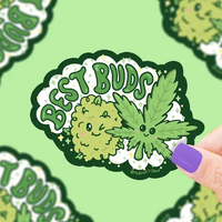 Turtle's Soup Best Buds Weed Vinyl Sticker