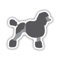 Stickers Northwest Poodle Large Printed Sticker