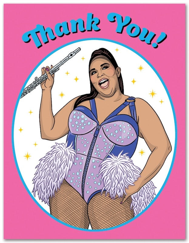 The Found Greeting Card Thank You Card Lizzo
