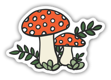 Load image into Gallery viewer, Stickers Northwest Mushrooms Sketch Sticker