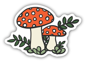 Stickers Northwest Mushrooms Sketch Sticker