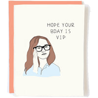 Pop + Paper Anna Delvey VIP Birthday Card