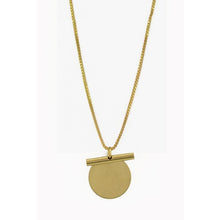 Load image into Gallery viewer, Brass Sand Coin Pendant
