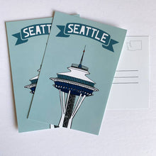 Load image into Gallery viewer, Made By Nilina Seattle Space Needle Post Card