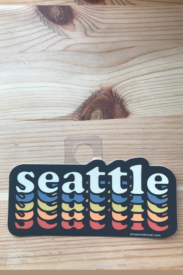 Standard Goods Seattle Stacked Text Sticker