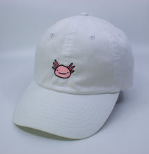 Load image into Gallery viewer, Standard Goods Axolotl Dad Hat - White
