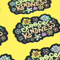 Turtle's Soup Choose Kindness Vinyl Sticker