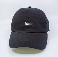 Standard Goods Fuck Hat - Black/White
