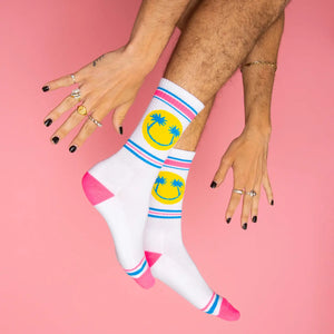 Gumball Poodle Happy Palms Gym Socks
