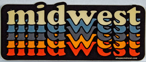 Standard Goods Mid West Stacked Sticker