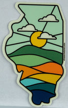 Load image into Gallery viewer, Standard Goods Illinois Geo Sunrise Sticker