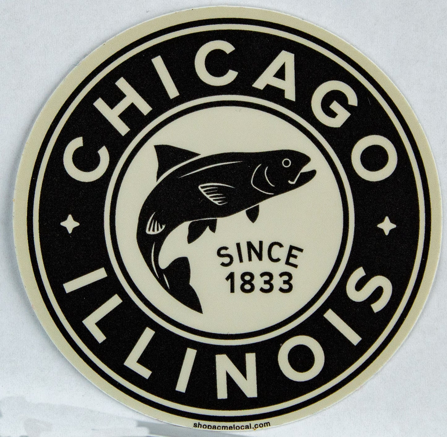 Standard Goods Chicago Circle Fish Sticker