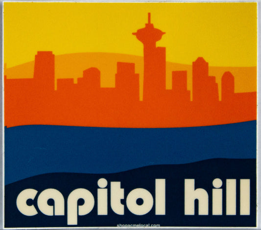 Standard Goods Capitol Hill Square Skyline Sticker