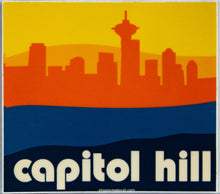 Load image into Gallery viewer, Standard Goods Capitol Hill Square Skyline Sticker