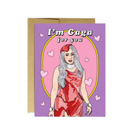 Party Mountain Paper Co. Gaga For You Valentine's Day Card