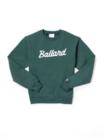 Standard Goods Embroidered Ballard Sweatshirt Forest Green