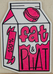 TheThirdArrow Fat and Phat Sticker