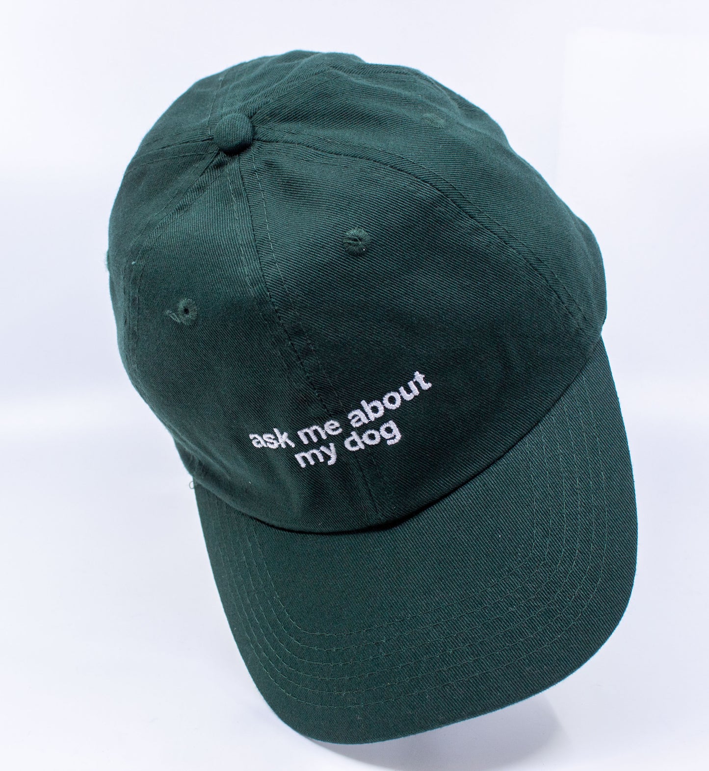 Standard Goods Ask Me About My Dog Hat - Green