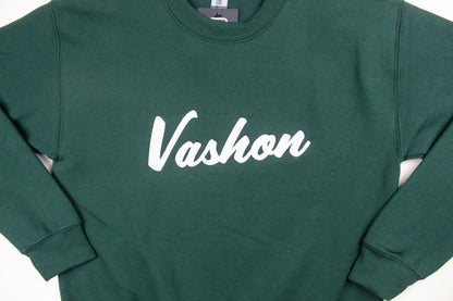 Standard Goods Embroidered Vashon Sweatshirt Forest Green
