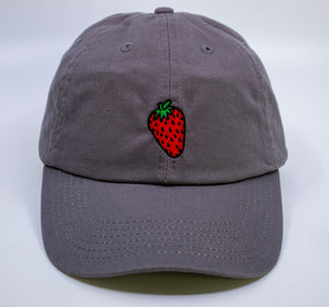 Standard Goods Strawberry Dad Hat - Grey/Charcoal
