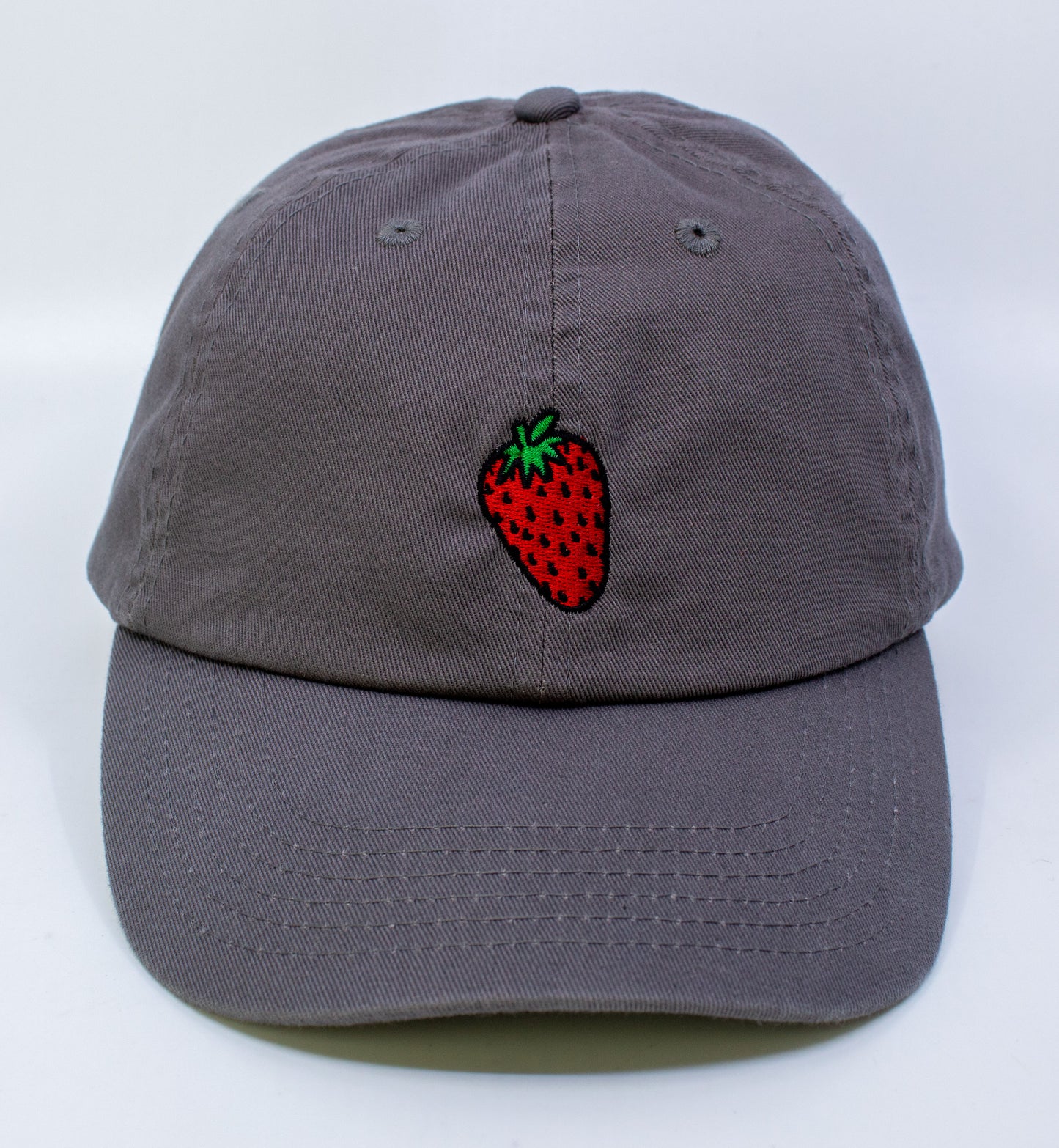 Standard Goods Strawberry Dad Hat - Grey/Charcoal