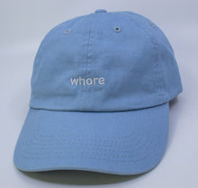 Load image into Gallery viewer, Standard Goods Whore Dad Hat - Baby-Blue/White