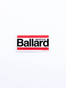 Standard Goods Ballard Helvetica Sticker