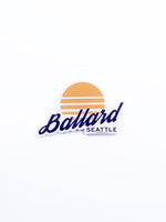 Standard Goods Ballard Sunrise Script Sticker