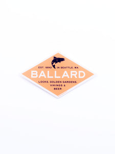 Standard Goods Ballard Diamond Orange Sticker