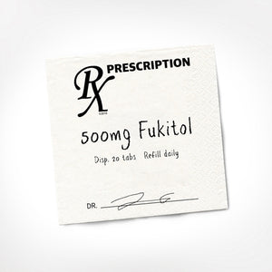 Twisted Wares Cocktail Napkin Fukitol Rx