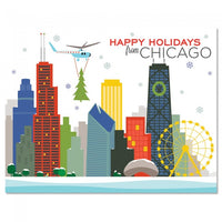 The Found Greeting Card Chicago Tree Drop Holiday