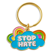 Load image into Gallery viewer, The Found Keychain Stop Hate