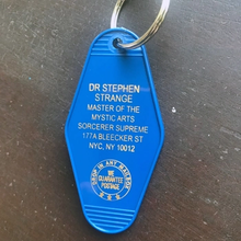 Load image into Gallery viewer, Three Sisters Motel Key Fob Dr. Stephen Strange