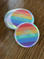 Rainier Watch Pride Prismatic Sticker
