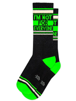Gumball Poodle I'm Not For Everyone Gym Crew Socks